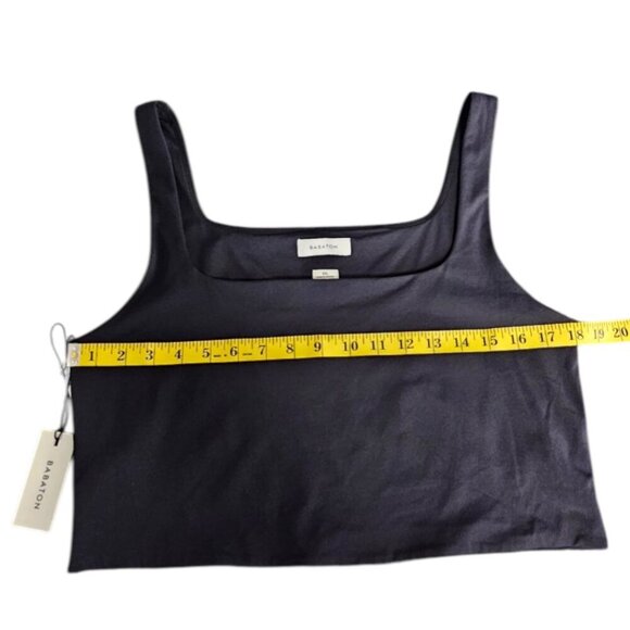 Aritzia Babaton Contour Square Neck Crop Top, Black, Tank, Basic, Size 2XL, NWT - Picture 4 of 8
